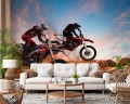 FOTOTAPETA DO SALONU SYPIALNI CROSS MOTOCROSS SPORT