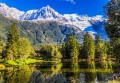 FOTOTAPETA DO SALONU SYPIALNI JEZIORO GÓRY POLANA
