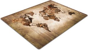 MATA OCHRONNA pod fotel Mapa Świata jak Skały