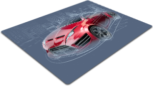 MATA OCHRONNA pod fotel Sportowe Auto Schemat