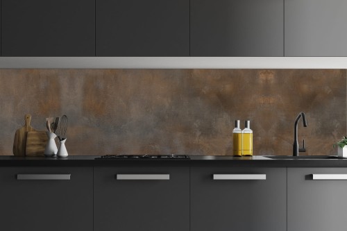 FOTOTAPETA DO KUCHNI ZMYWALNA RUSTYKALNA ŚCIANA BETON