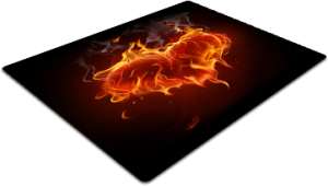 MATA OCHRONNA pod fotel Serce W Ogniu