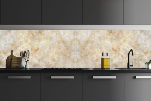 FOTOTAPETA DO KUCHNI ZMYWALNA PIASKOWY MARMUREK