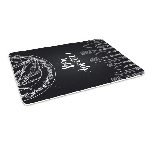 Podłogowa mata winylowa pod fotel krzesło BON APPETIT