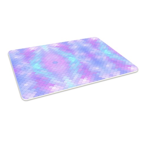 Podłogowa mata winylowa pod fotel krzesło NEONOWE ŁUSKI