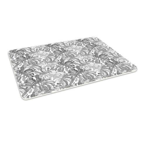 Podłogowa mata winylowa pod fotel krzesło SZAR LIŚCIE MONSTERY