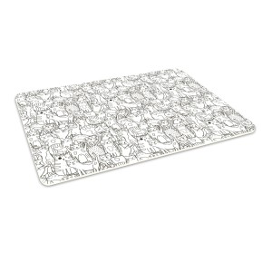 Podłogowa mata winylowa pod fotel krzesło KOT KOTKI