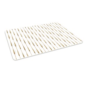 Podłogowa mata winylowa pod fotel krzesło ZBOŻE KŁOS NATURA