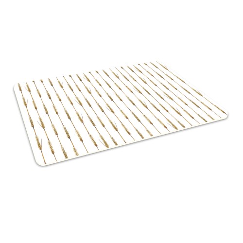 Podłogowa mata winylowa pod fotel krzesło ZBOŻE KŁOS NATURA