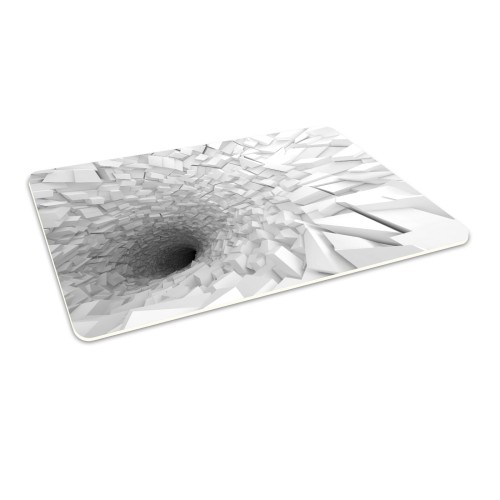 Podłogowa mata winylowa pod fotel krzesło ABSTRAKCYJNY WZÓR 3D 