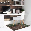 Antypoślizgowa mata winylowa pod fotel krzesło BLUSZCZ DESKI LIŚCIE