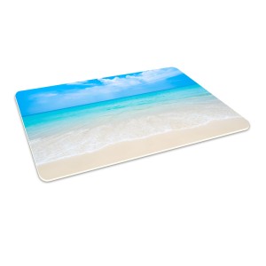 Antypoślizgowa mata winylowa pod fotel krzesło PLAŻA PIASEK MORZE