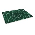 Podłogowa elegancka mata winylowa pod fotel krzesło zielony marmur