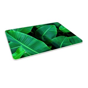 Podłogowa mata winylowa pod fotel krzesło LIŚCIE BANANOWCA