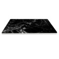 Podłogowa mata winylowa pod fotel krzesło CZARNY MARMUR 