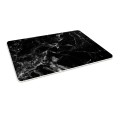 Podłogowa mata winylowa pod fotel krzesło CZARNY MARMUR 
