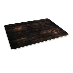 Antypoślizgowa mata winylowa pod fotel krzesło CIEMNE DESKI 