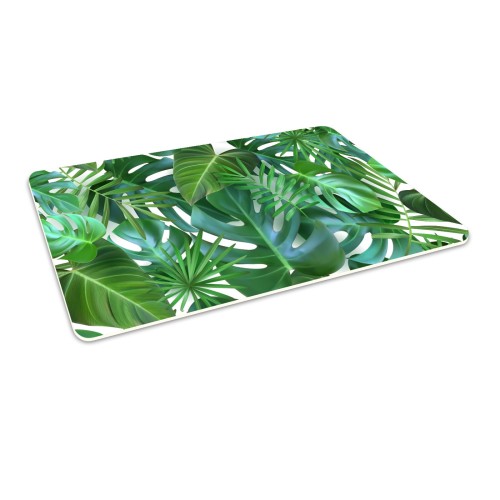 Antypoślizgowa mata winylowa pod fotel krzesło LIŚCIE MONSTERY 