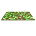 Antypoślizgowa  mata winylowa pod fotel krzesło MOZAIKA MINECRAFT