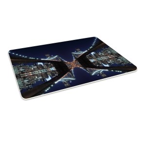 Antypoślizgowa  mata winylowa pod fotel krzesło MIASTO MOST 