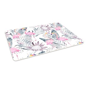 Winylowa mata podłogowa antypoślizgowa TROPIKI FLAMINGI