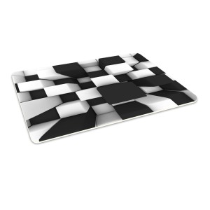 Winylowa mata podłogowa pod fotel krzesło SZEŚCIANY 3D 