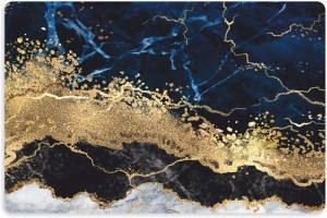 NOWOCZESNA MATA OCHRONNA WODOODPORNA pod miski dla psa kota MARMUR