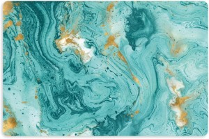 MATA WODOODPORNA pod miski legowisko dla psa kota MORSKI MARMUREK