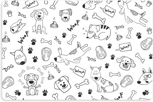 Mata pod miskę legowisko dla psa antypoślizgowa wodoodporna DLA PUPILA