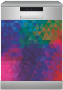 Naklejka na zmywarkę Przejście Trójkąty Geometria