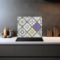 Hartowana osłona płyty indukcyjnej ze szkła turecki patchwork
