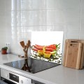 Hartowana osłona płyty indukcyjnej ze szkła przyprawy chilli do kuchni