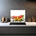 Hartowana osłona płyty indukcyjnej ze szkła przyprawy chilli do kuchni