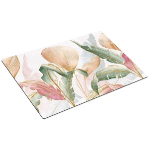 PODKŁADKA POD EKSPRES DO KAWY liście palmy kwiaty dekoracje