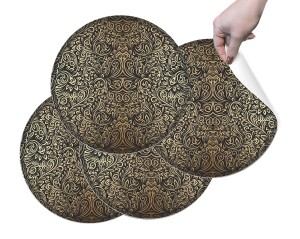 PODKŁADKI OCHRONNE MATY POD TALERZE na stół NOWOCZESNE ZMYWALNE eleganckie