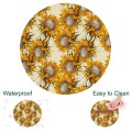PODKŁADKI OCHRONNE MATY POD TALERZE na stół NOWOCZESNE ZMYWALNE słoneczniki