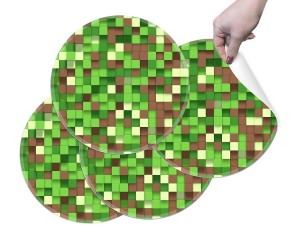 PODKŁADKI OCHRONNE MATY POD TALERZE na stół NOWOCZESNE ZMYWALNE minecraft