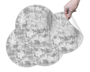 PODKŁADKI OCHRONNE MATY POD TALERZE na stół NOWOCZESNE ZMYWALNE przetarty beton eleganckie