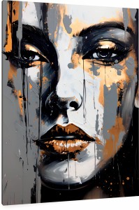 NOWOCZESNY Obraz ścienny do salonu sypialni TWARZ KOBIETY GLAMOUR