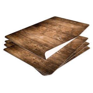 podkładka pod talerze na stół do jadalni deski drewniane zmywalne 4 sztuki