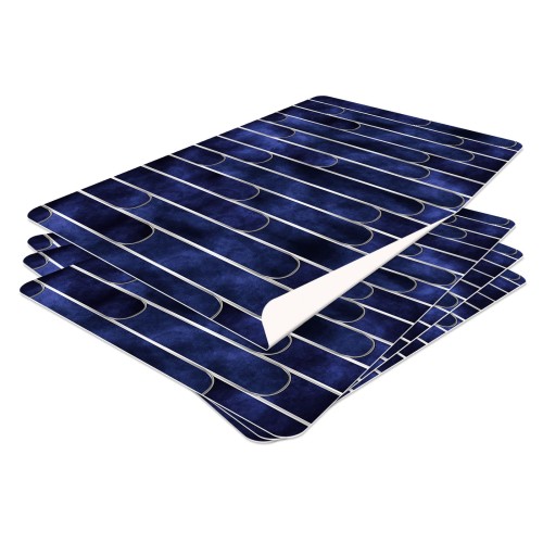 Podkładka MATA na stół pod talerze zestaw 4 sztuki ELEGANCKI GRANAT