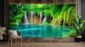 FOTOTAPETA DO SALONU SYPIALNI WODOSPADY NATURA TROPIKI