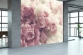 FOTOTAPETA PIWONIE KWIATY DO SALONU SYPIALNI PIWONIE PASTELOWE KWIATY PEONIA
