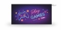 Osłona na kaloryfer MATA MAGNETYCZNA dla dzieci PLAY GAMES NEON NAPIS