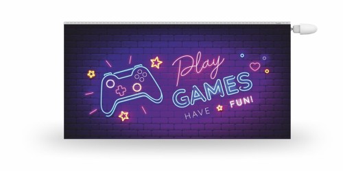 Osłona na kaloryfer MATA MAGNETYCZNA dla dzieci PLAY GAMES NEON NAPIS