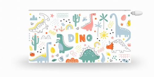 Osłona na kaloryfer MATA MAGNETYCZNA dla chłopca KOLOROWE DINOZAURY