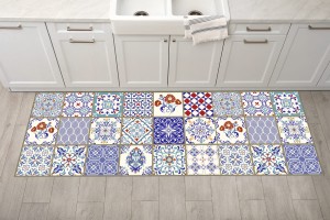 Dywanik kuchenny mata antypoślizgowa do kuchni PATCHWORK MOZAIKA