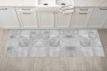 Dywanik do kuchni mata na podłogę do kuchni BETONOWE SZARE KAFLE