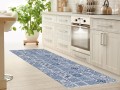 Dywanik kuchenny mata podłogowa ochronna do kuchni NIEBIESKIE KAFLE