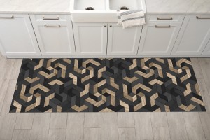 Dywan do kuchni mata antypoślizgowa GEOMETRYCZNY WZÓR